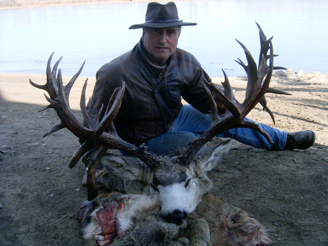 Who shot some of the world's largest bucks?