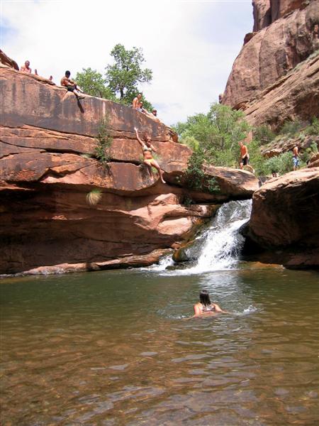 Moab Mill Creek Swimming Hole