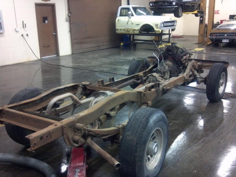 Rebuild Chevrolet 1970 4X4 in progress ford f 350 body mounts diagram 