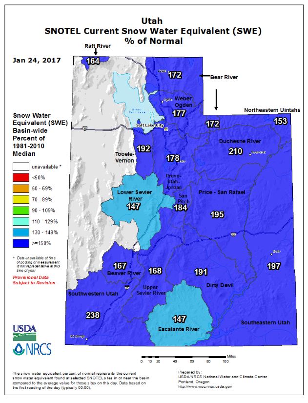 2017 Utah Snowpack